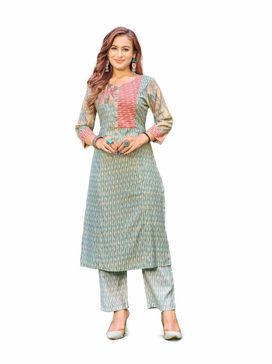 Trendy Kurti with Matching Pants