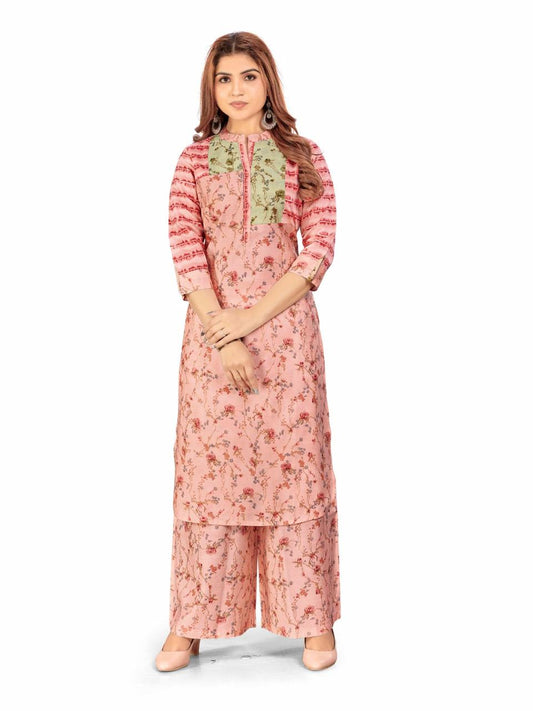 Designer Kurti Pant Set with Dupatta