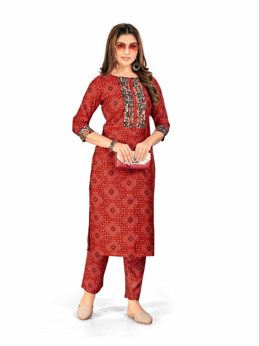 Capsule Fabric Kurti and Pant Set for Women