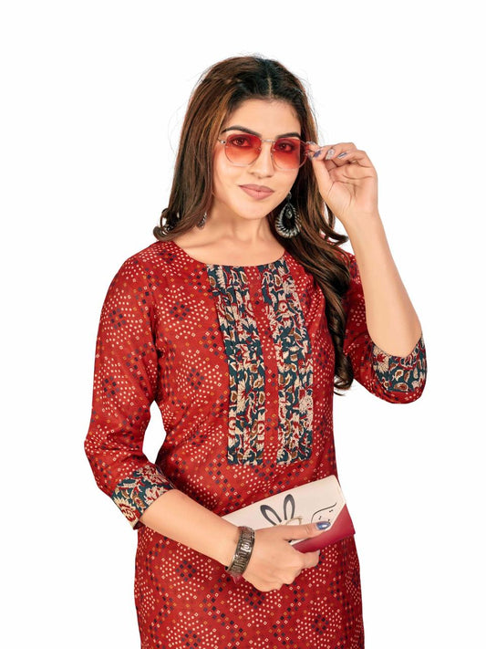 Capsule Fabric Kurti and Pant Set for Women